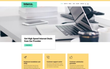 Interco İnternet - Sağlayıcı Joomla Şablonu