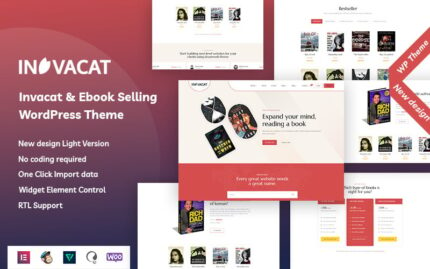 Invacat - E-kitap Satışı WordPress Teması