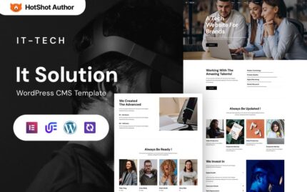 IT-Tech - BT Çözümleri ve Çok Amaçlı WordPress Elementor Teması