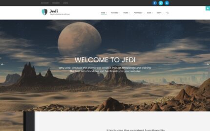 Jedi - Yaratıcı Çok Amaçlı Joomla Şablonu