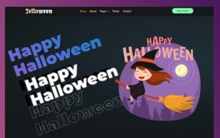 Jelloween - Cadılar Bayramı Partisi WordPress Teması