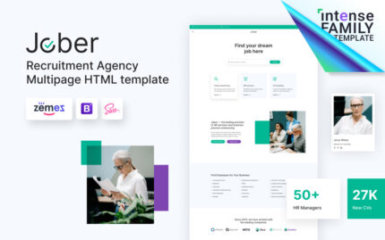 Jober - İşe Alım Ajansı HTML5 Web Sitesi Şablonu