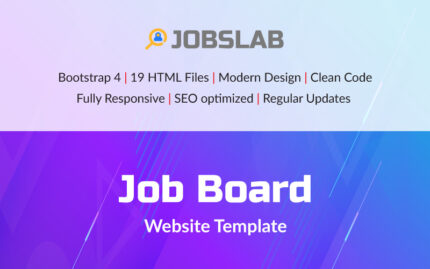 JobsLab - İş Panosu Web Sitesi Şablonu