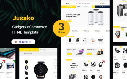 Jusako - Gadget'lar e-Ticaret HTML5 Şablonu | Önyükleme 5