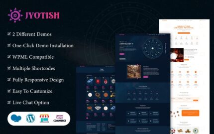 Jyotish - Yapay Zeka İçerik Üreticili Burç ve Astroloji WordPress Teması