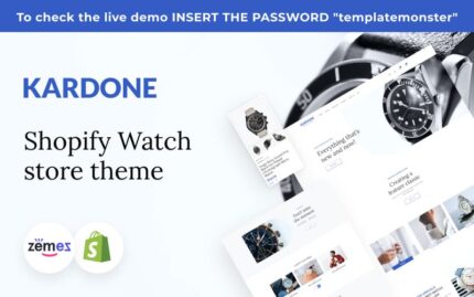 Kardone Shopify Watch Store Teması