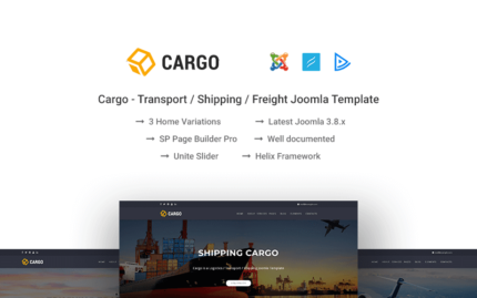 Kargo - Nakliye / Nakliye / Navlun Joomla 3 Şablonu