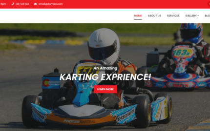 Karting Arena - Karting HTML Şablonu