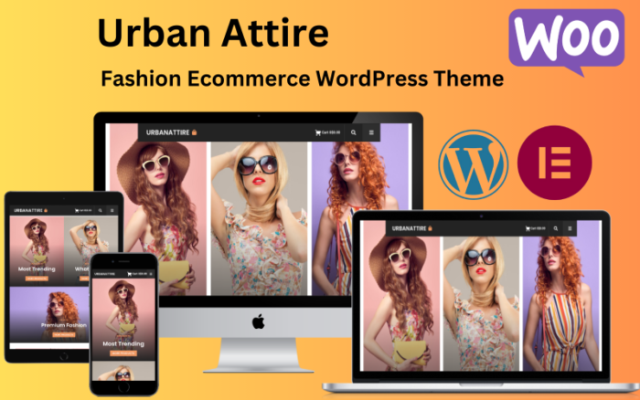 Kentsel Giyim - Çevrimiçi Moda E-ticaret Elementor WordPress Teması