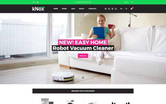 kNox PrestaShop Teması