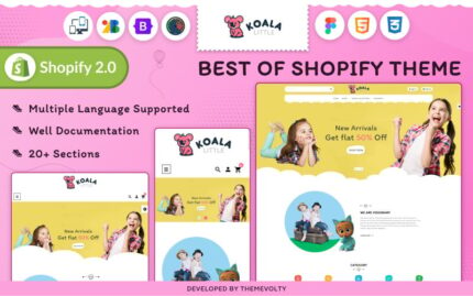 Koala Küçük Çocuklar, Oyuncaklar, Oyun, Moda Shopify 2.0 Duyarlı Tema