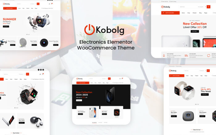 Kobolg - Electronic Elementor WooCommerce Teması