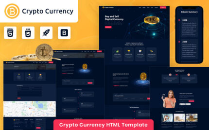 Kripto Para Birimi HTML Şablonu