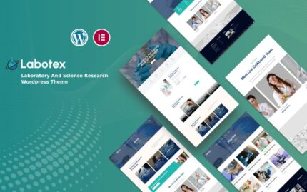 Labotex - Laboratuvar ve Bilim Araştırma Wordpress Teması