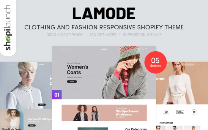 Lamode - Duyarlı Giyim ve Moda Shopify Teması