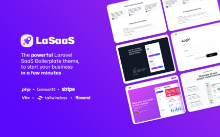 LaSaaS - SaaS işinizi başlatmak için Laravel tabanlı bir Genel Bilgiler