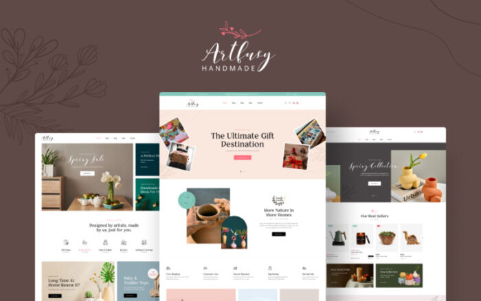 Leo Artfusy - Handmade & Home Decor Elementor Prestashop Teması