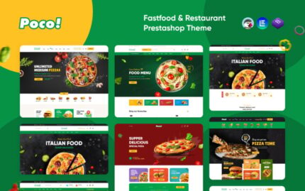 Leo Poco Elementor - Fastfood & Restaurant Prestashop Teması