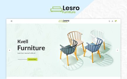 Lesro Mobilya Çoklu Mağaza OpenCart Şablonu.