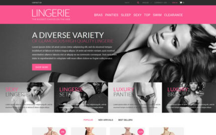 Lingerie Shop PrestaShop Teması