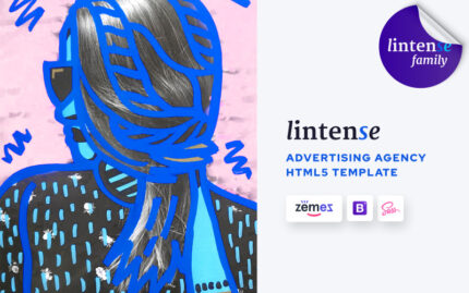 Lintense Reklam Ajansı - Yaratıcı HTML Açılış Sayfası Şablonu