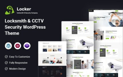 Locker – Çilingir ve CCTV Güvenlik WordPress Teması