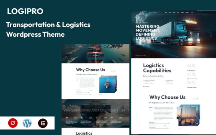 Logipro - Taşımacılık ve Lojistik Wordpress Teması