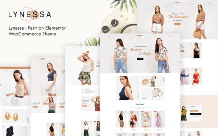 Lynessa - Fashion Elementor WooCommerce Teması