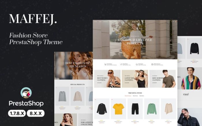 Maffej Moda ve Aksesuar PrestaShop Teması