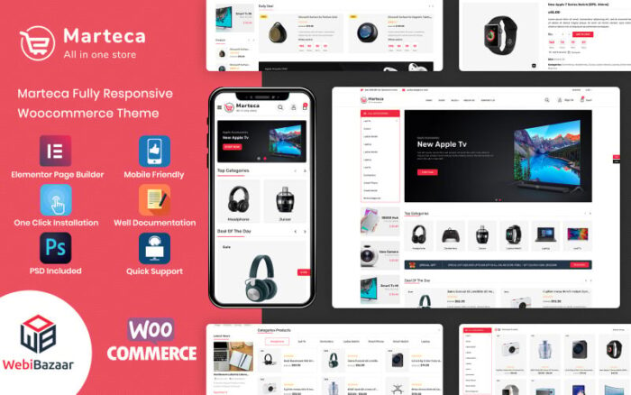 Marteca - Çok Amaçlı Duyarlı WooCommerce Teması