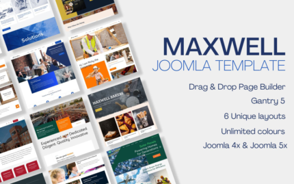 Maxwell Çok Amaçlı Joomla Şablonu