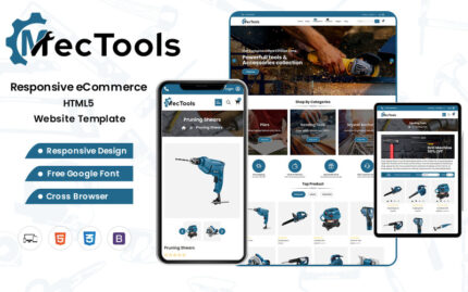 MecTools - Nihai Mekanik Araçlar HTML Web Şablonu