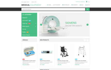 Medical Stuff Store Magento Teması