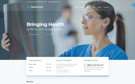 Medicalog - Verimli Tıp Merkezi Joomla Şablonu