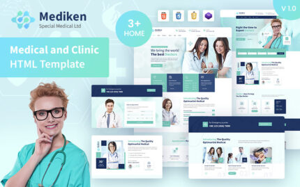 Mediken Medical & Hospital HTML5 Şablonu