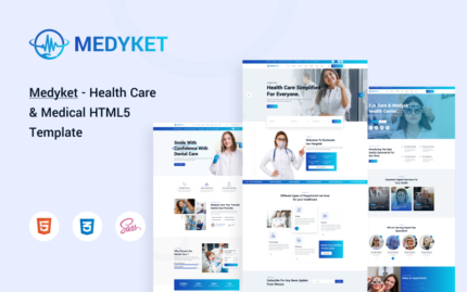 Mediket - Sağlık ve Tıbbi Bakım HTML5 Şablonu