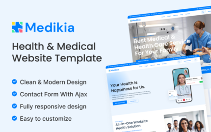 Medikia - Sağlık ve Tıp HTML 5 Şablonu