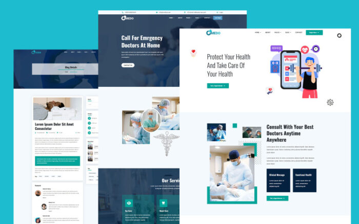 Medo - Tıbbi Bakıcı HTML Şablonu