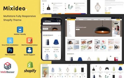 Mixideo - Çok Amaçlı Modüler Shopify Teması