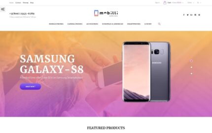 Mobilli - Cep Telefonları ve Aksesuarları PrestaShop Teması