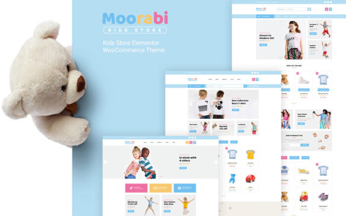 Moorabi - Çocuk Mağazası Elementor WooCommerce Teması