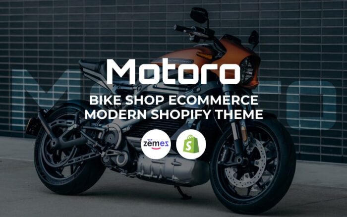 Motoro - Bisiklet Mağazası e-Ticaret Modern Shopify Teması