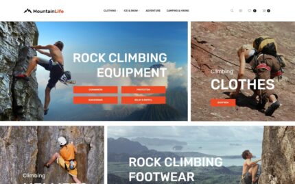 MountainLife - Climber's Gear Magento Teması