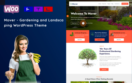 Mover - Bahçecilik ve Peyzaj WordPress Teması