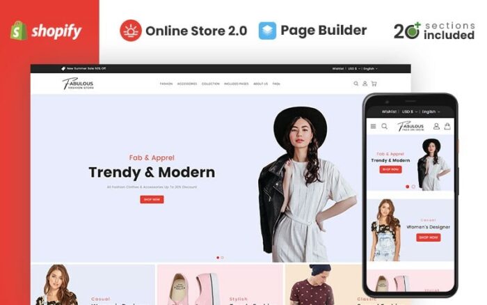 Muhteşem Moda Mağazası Shopify Teması