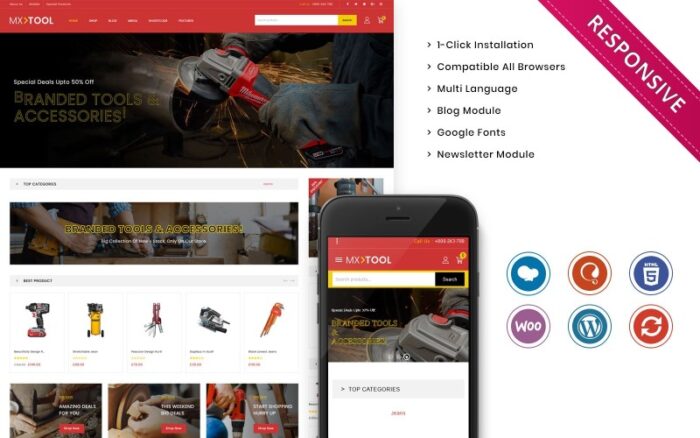 Mxtool - Araçlar, Ekipman ve Aksesuar Mağazası WooCommerce