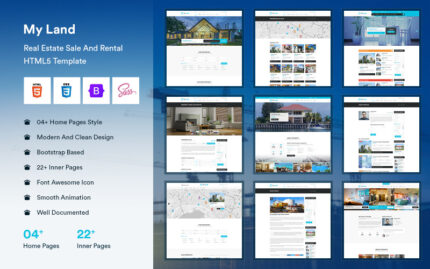 Myland - Emlak Satış ve Kiralama HTML Şablonu
