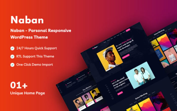 Naban - Kişisel Duyarlı WordPress Teması