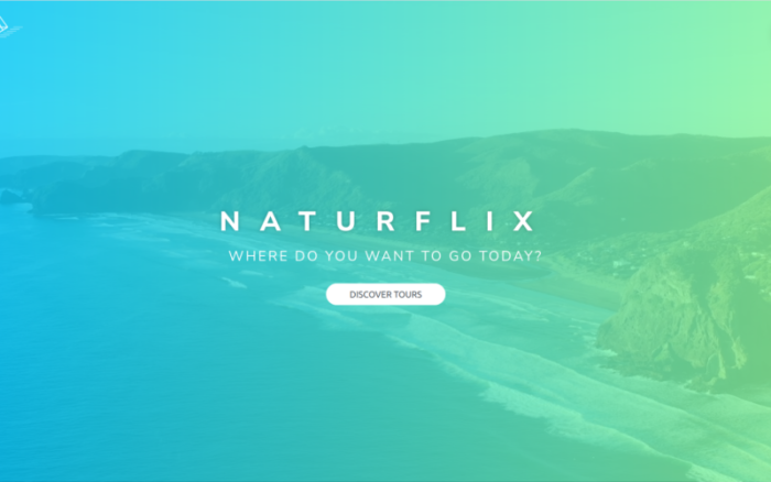 Natureflix - Seyahat Acentası Açılış Sayfası