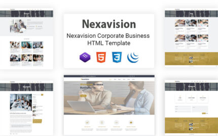 Nexavision - Duyarlı Çok Amaçlı Yaratıcı Kurumsal Web Sitesi Şablonu